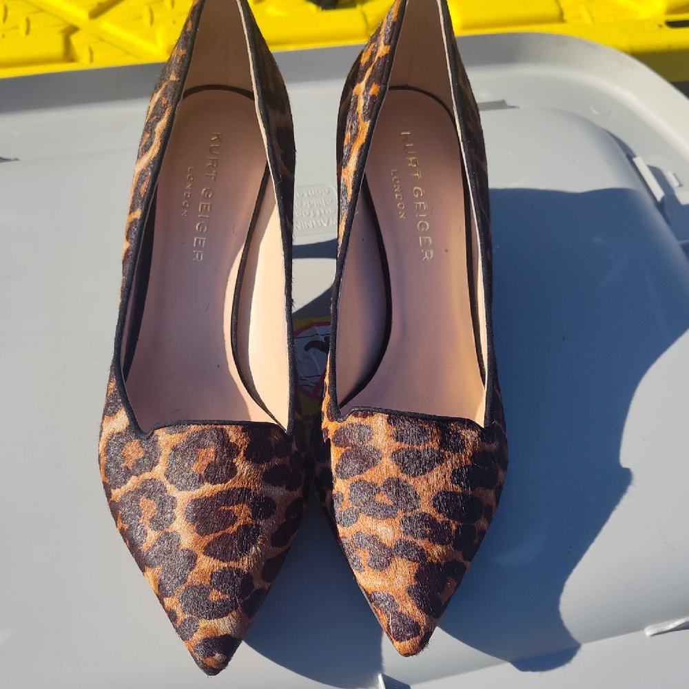 Kurt Geiger Leopard Print Heels